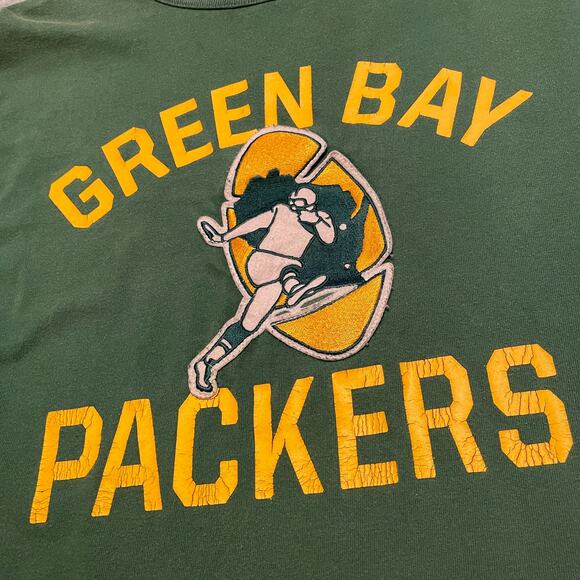 Green Bay Packers Nostalgia Mitchell & Ness Shirt Mens Medium Vintage Y2K Retro - Picture 2 of 12
